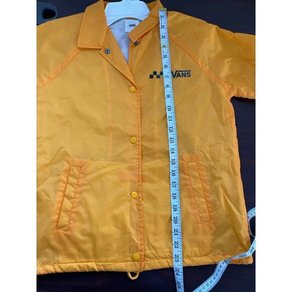 Vans Orange Nylon Snap Button Jacket xs - Picture 5 of 8